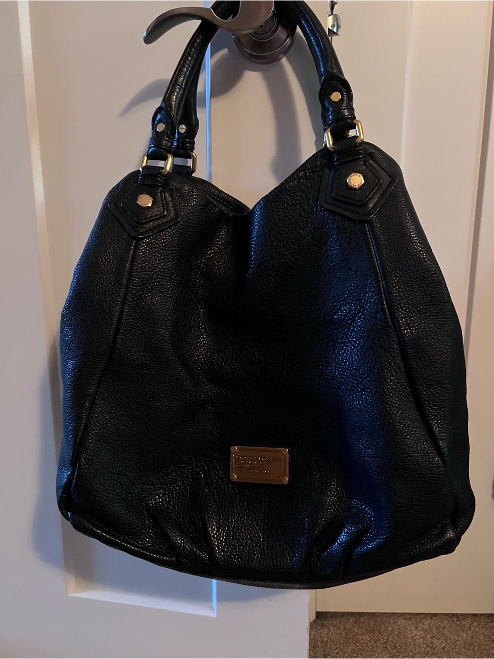 Marc Jacobs Large Shoulder Bag with Gold Hardware